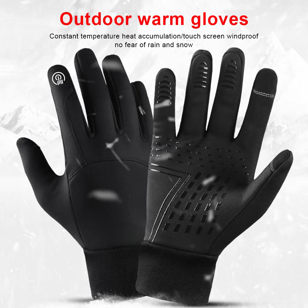 Ski Glove Waterproof - 남녀공용 터치 스크린 방수 방풍 장갑,