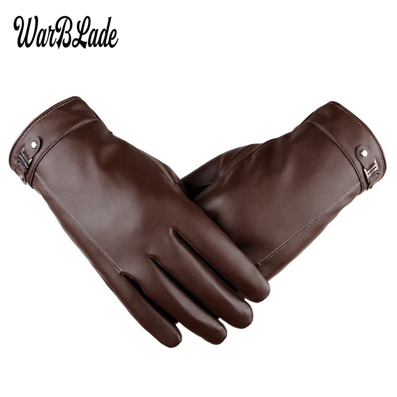 Leather Driving Glove - 새로운 남성 비즈니스 장갑 겨울 장갑