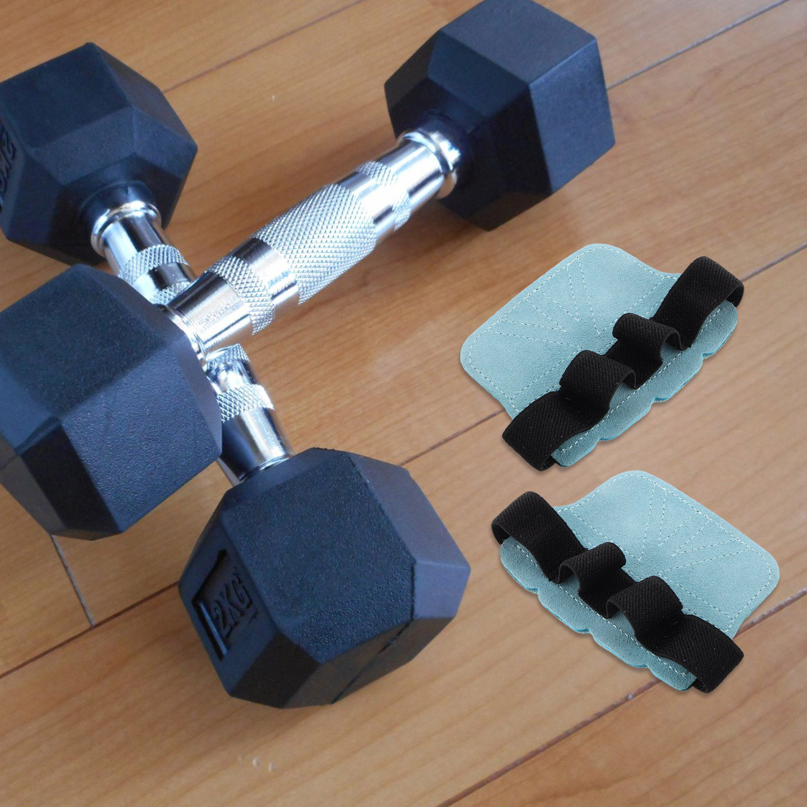 Workout Glove Gym - 4손가락 리프팅 그립 헬스 장갑, 파워리프팅
