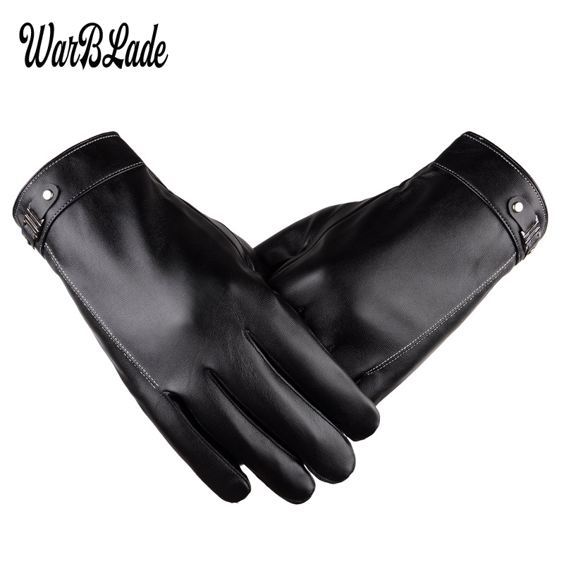 새로운 남성 비즈니스 장갑 겨울 장갑 따뜻한 터치 스크 - Leather Driving Glove 리뷰 및 가격