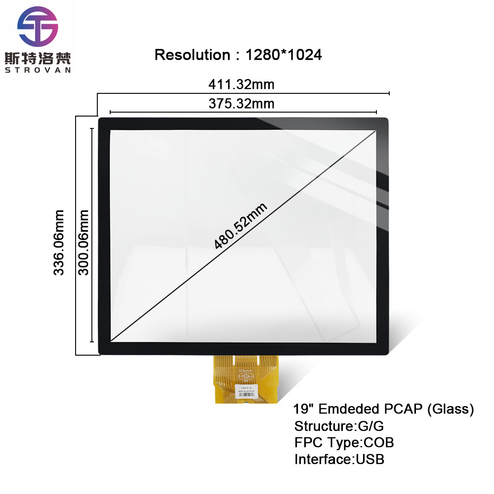 19인치 PCAP 스크린 산업용 정전식 터치 센서 패널 - Touchscreen Glove Capacitive 리뷰 및 가격