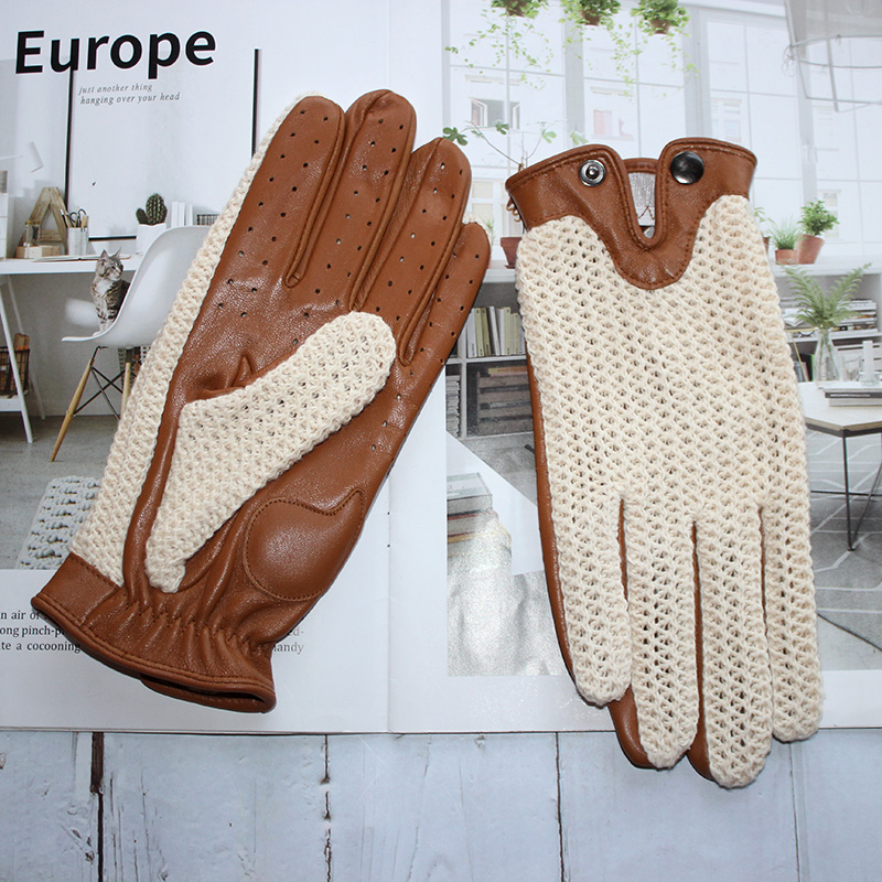 고품질 신상 가죽 남성용 운전용 논슬립 장갑 터치스크린 - Leather Driving Glove 리뷰 및 가격