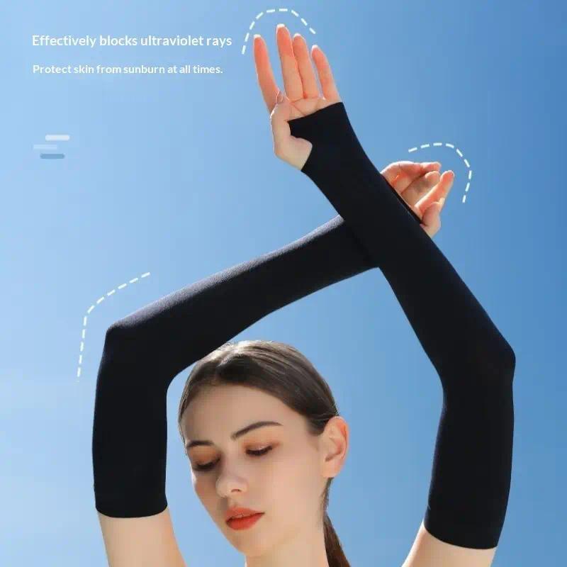 3쌍의 아이스 슬리브 세련되고 심플한 손가락 없는 야외 - Fingerless Glove Knit 리뷰 및 가격