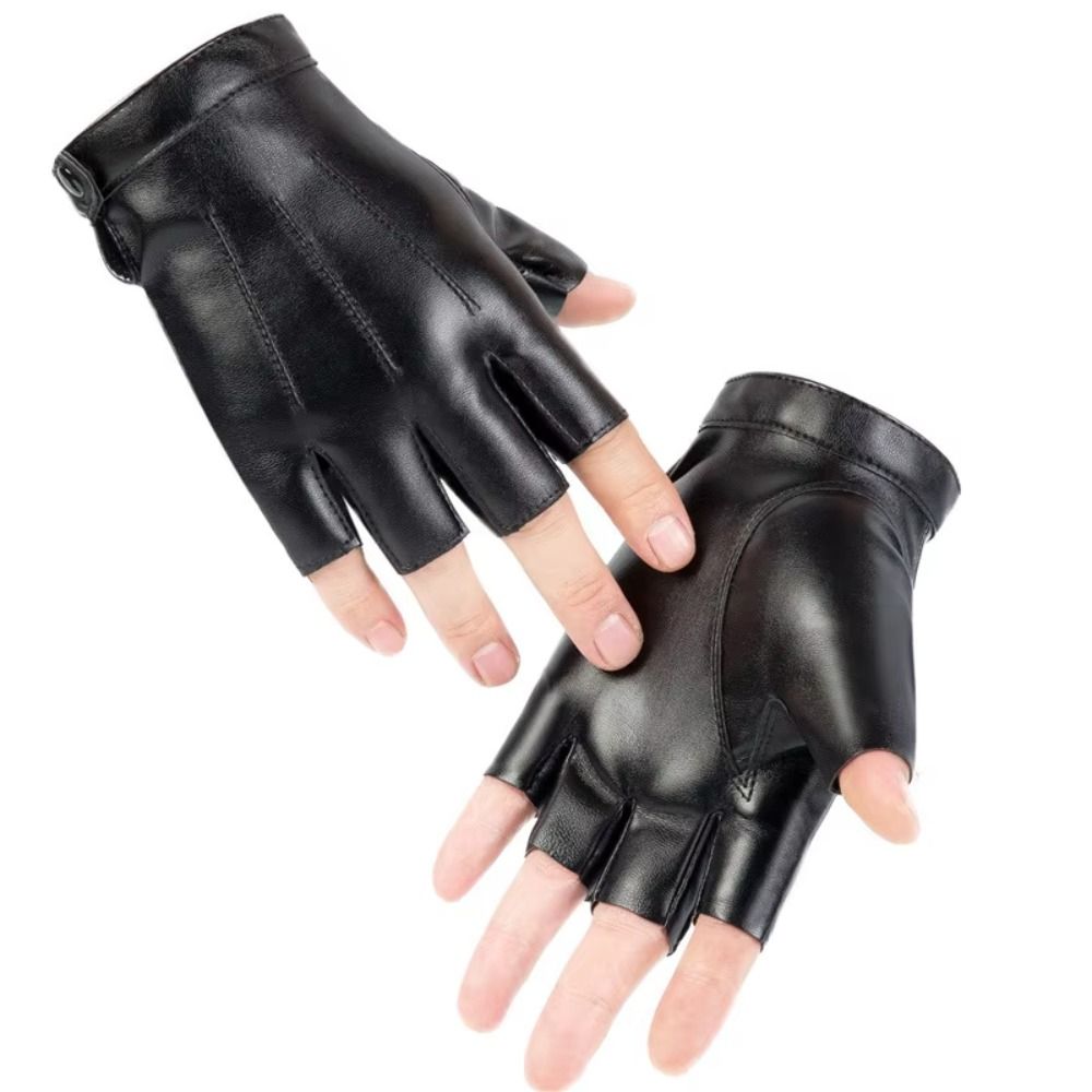 패션 펑크 PU 드라이빙 장갑 버튼 디자인 미끄럼 방지 - Leather Driving Glove 리뷰 및 가격