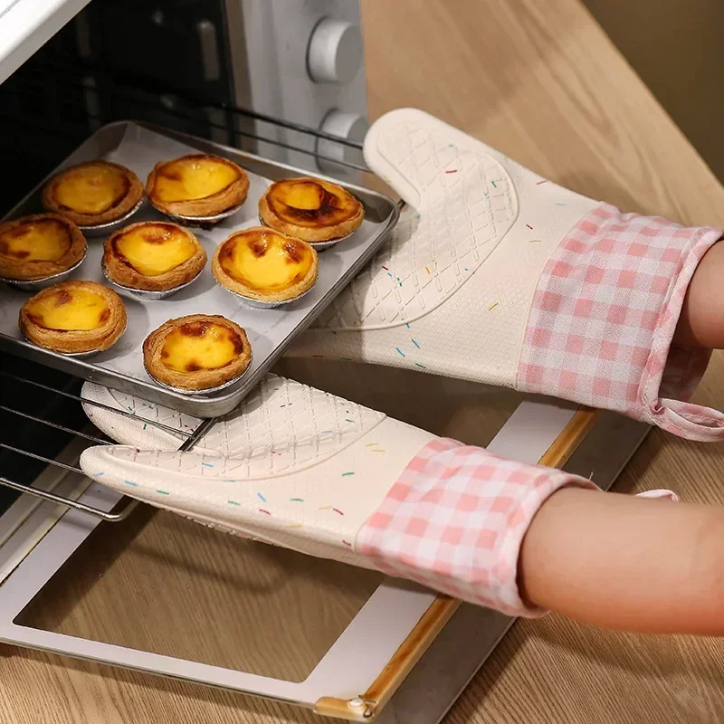 전자 레인지 내열성 장갑, 실리콘 화상 방지, 면 베이 - Oven Mitt Silicone 리뷰 및 가격